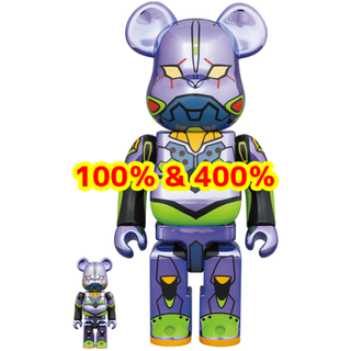 BE@RBRICK エヴァンゲリオン初号機 CHROME Ver.100％ & (その他)