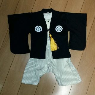 お値下げ　袴ロンパース　(和服/着物)