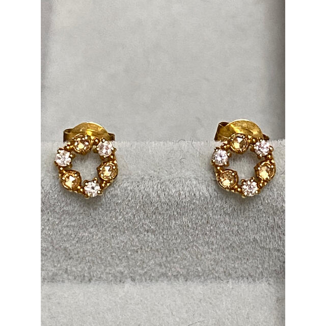 agate アガット ダイヤモンド ピアス k18 信頼 11270円引き