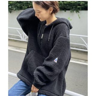 スピックアンドスパン(Spick & Span)のspick&span cape hights ボアフーディブルゾン(ブルゾン)