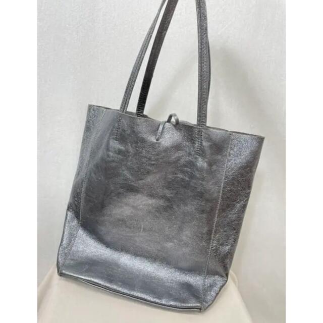 BG256 used ペレボルサ レザー グリッター ラメ トートバッグ bag