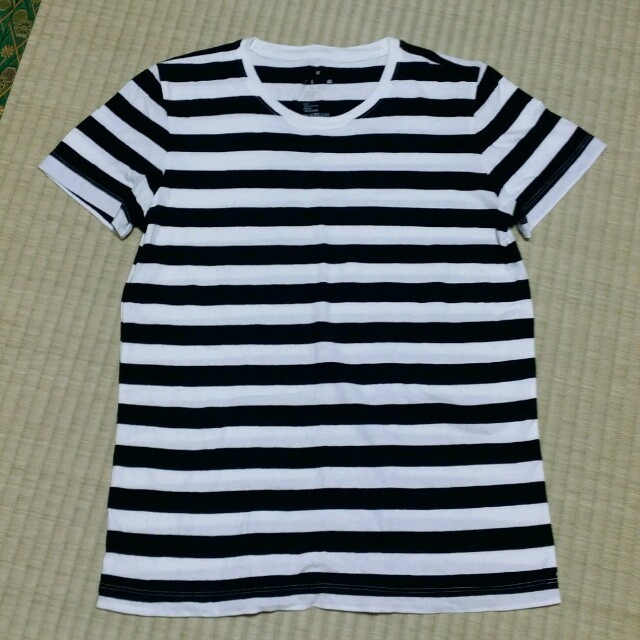 MUJI (無印良品)(ムジルシリョウヒン)の無印良品　ボーダーTシャツ レディースのトップス(Tシャツ(半袖/袖なし))の商品写真