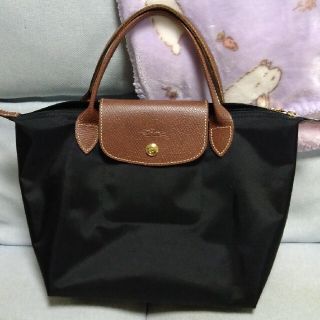 ロンシャン(LONGCHAMP)のロンシャン　Sサイズ　ブラック(ハンドバッグ)