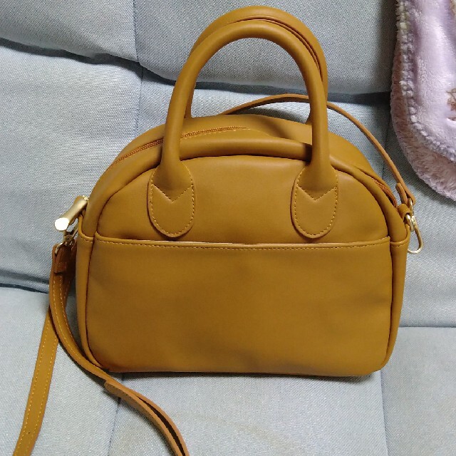 しまむら(シマムラ)のしまむら　ミニボストンバッグ　濃黄 レディースのバッグ(ボストンバッグ)の商品写真