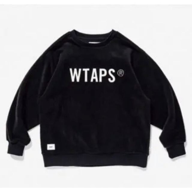 WTAPS 19FW DOWNY 01 SWEATSHIRT BLACK M