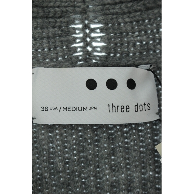 three dots(スリードッツ)のスリードッツ ショールカラーカーディガン M メンズのトップス(カーディガン)の商品写真