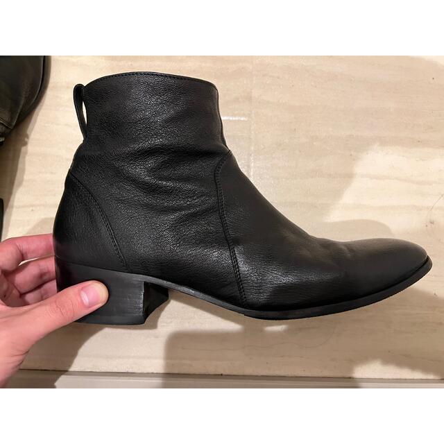 dior homme ディオール オム ヒールブーツ サイドジップブーツ-ecosea.do