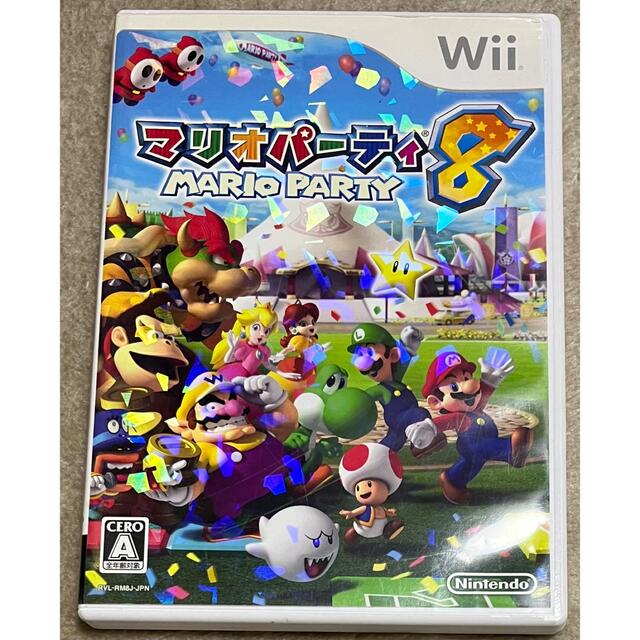 Wii(ウィー)のマリオパーティ8 Wii &マリオカートWii 2つセット エンタメ/ホビーのゲームソフト/ゲーム機本体(その他)の商品写真