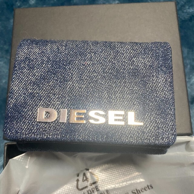 DIESEL(ディーゼル)のDIESEL デニムミニ財布 ウォレット レディースのファッション小物(財布)の商品写真