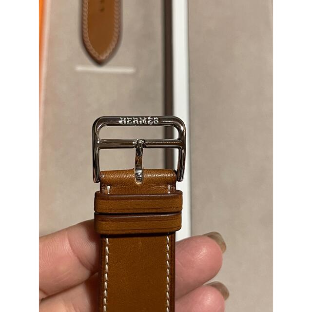 Hermes(エルメス)のHERMES Apple Watch レザーバンド メンズの時計(レザーベルト)の商品写真