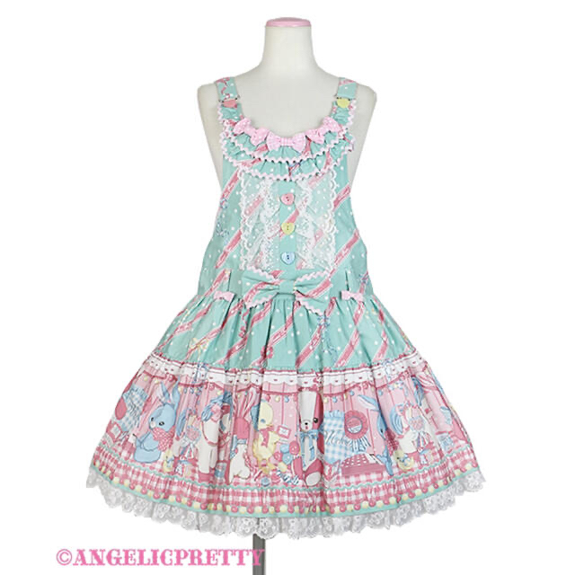 Angelic pretty Melody Toys サロペット　ミント