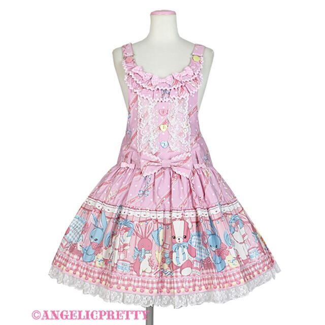 Angelic pretty Melody Toys  サロペット ピンク