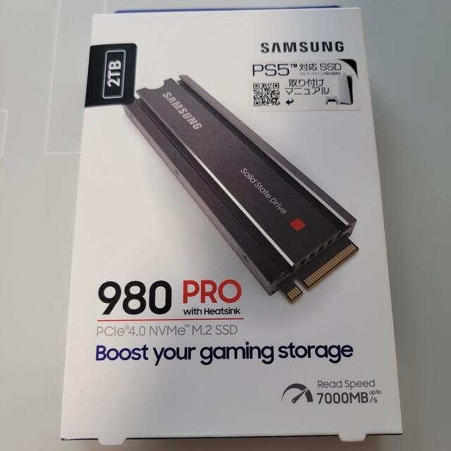 SAMSUNG 980 PRO 2TB ヒートシンクモデル 未使用