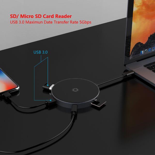 Apple - 拡張ハブ ワイヤレス充電7in1 USB-C 急速ワイヤレス充電の通販 ...