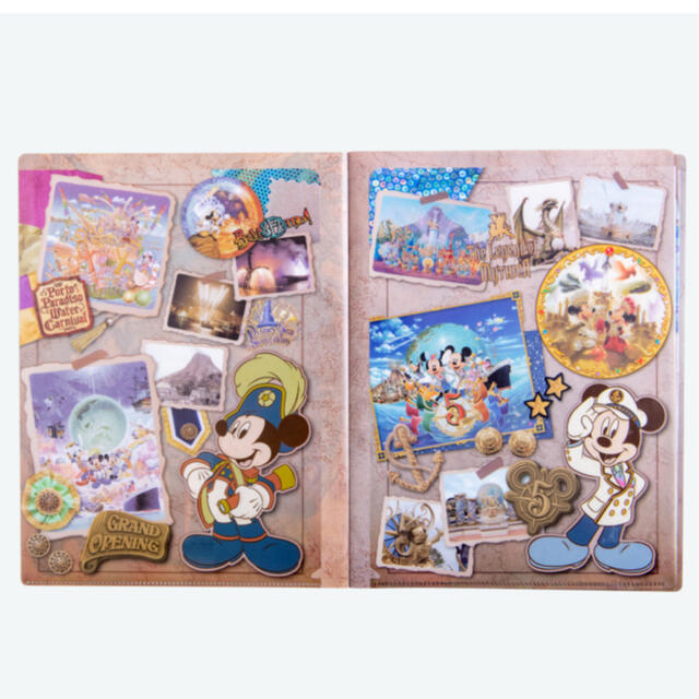 Disney(ディズニー)のディズニー 20周年 クリアホルダー 6ポケット エンタメ/ホビーのおもちゃ/ぬいぐるみ(キャラクターグッズ)の商品写真