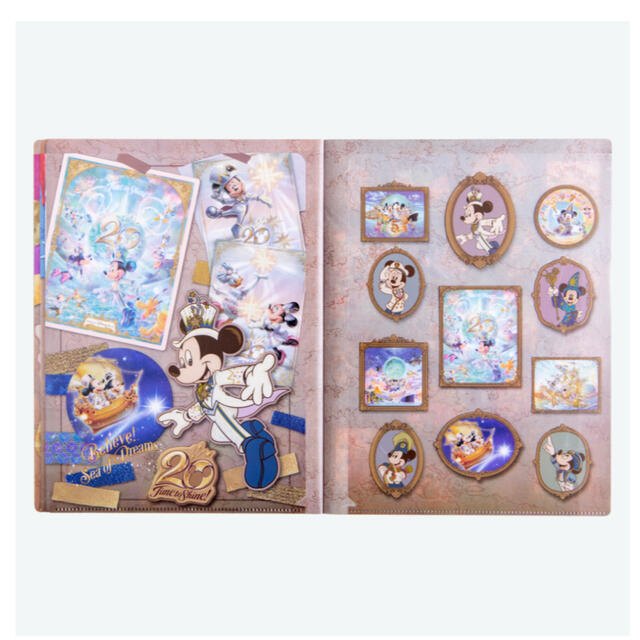 Disney(ディズニー)のディズニー 20周年 クリアホルダー 6ポケット エンタメ/ホビーのおもちゃ/ぬいぐるみ(キャラクターグッズ)の商品写真