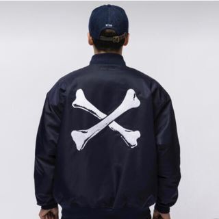 ダブルタップス(W)taps)のwtaps team jacket 黒(ブルゾン)