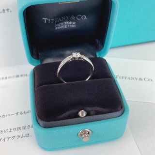 ティファニー TIFFANY＆CO ハーモニーダイヤリング D0.32ct #12 Pt950 ジュエリー