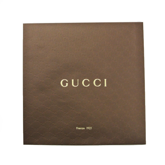 Gucci(グッチ)の新品箱付きグッチ GUCCI マフラー シルク ウール グレー、黒  メンズのファッション小物(マフラー)の商品写真