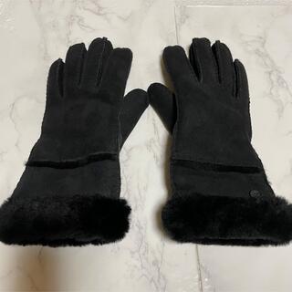 アグ(UGG)のugg 手袋 黒 Mサイズ(手袋)