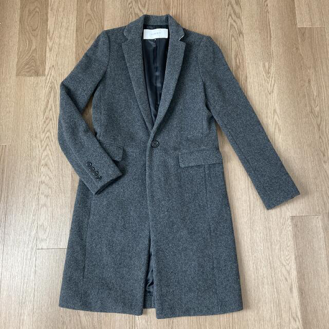 美品/ルシェルブルー/チェスターコート ロングコート | asace.co.nz