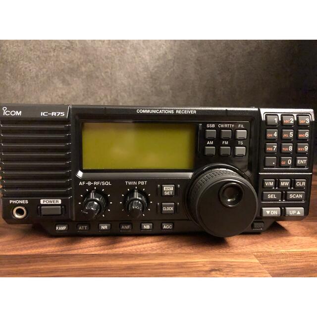 保障できる 美品 ICOM アイコム IC-R75 UT-106（DSPユニット）付 ...