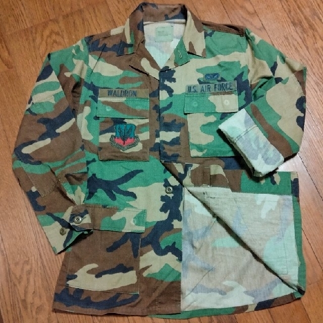 90s 米軍 USAF ウッドランドカモ 迷彩 BDU ミリタリージャケット