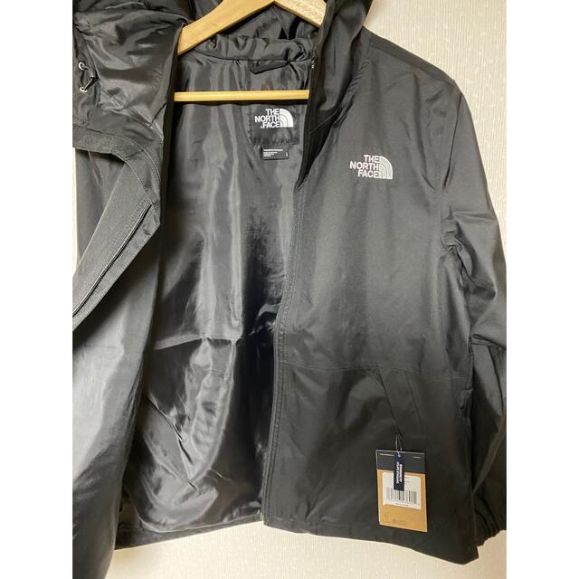 新品★海外限定★ノースフェイス マウンテンパーカー 黒M★防水 ブラック