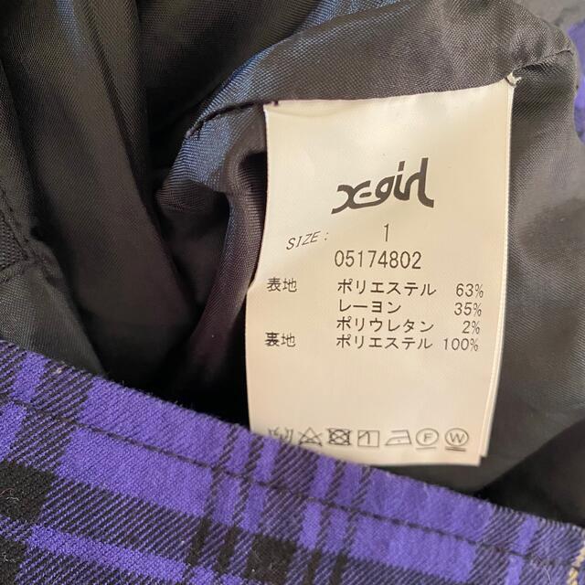X-girl(エックスガール)のスカート レディースのスカート(ミニスカート)の商品写真