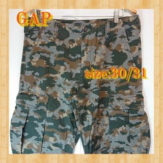 ギャップ(GAP)のGAP ギャップ チノパン パンツ 大きめ ゆったり 迷彩 カモフラ(ワークパンツ/カーゴパンツ)