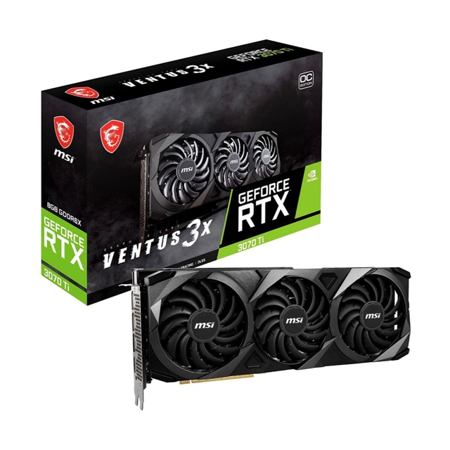 匿送可 RTX3070Ti VENTUS3X グラボGeForce LHR記載無