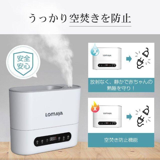 3重空気浄化&マイナスイオン」加湿器 ハイブリッド式 抗菌ファイル