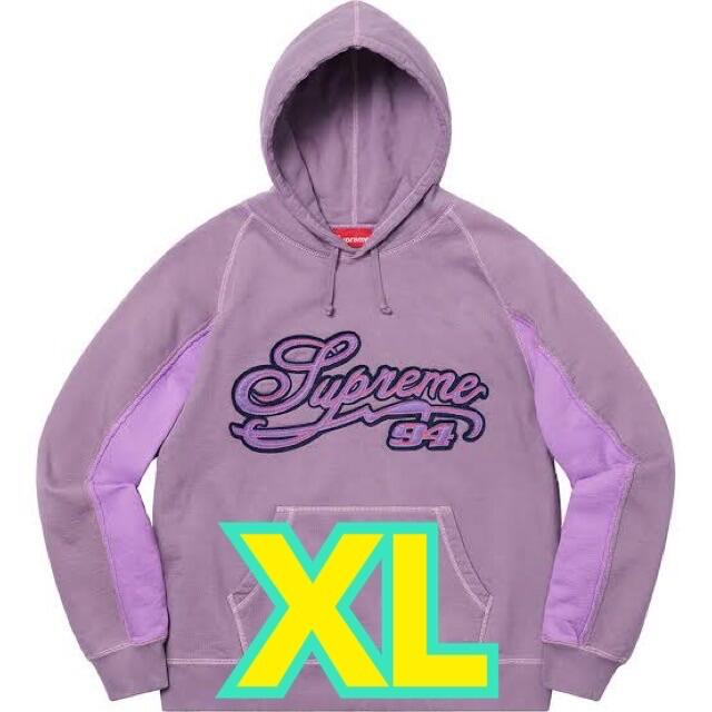 Supreme Paneled Script Hooded Sweatshirt