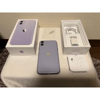 アップル(Apple)のiPhone11 64GB パープル  最終値下げ！！(スマートフォン本体)