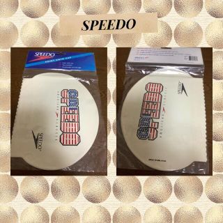 スピード(SPEEDO)の新品SPEEDO★スイミングキャップ　水泳用帽子ロゴ柄(その他)