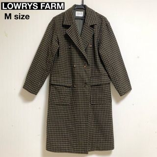 LOWRYS FARM チェック チェスターコート