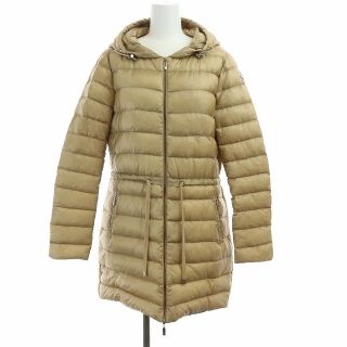 モンクレール(MONCLER)のモンクレール LAURE ダウンコート アウター ロング フード 0 ベージュ(ダウンコート)