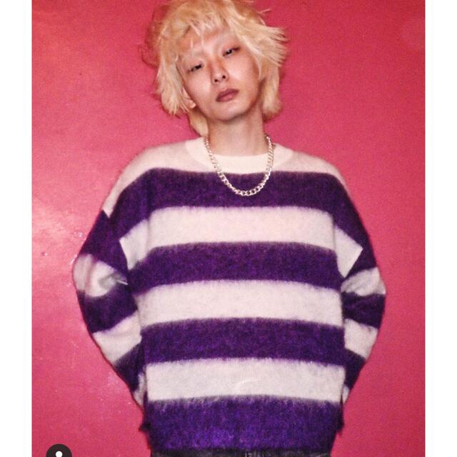 LittleBig 21aw Mohair Knit パープル サイズM | www.innoveering.net