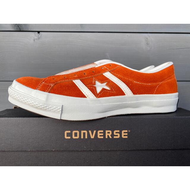 CONVERSE(コンバース)の【値下げ】希少　未使用　2006年製　ジャックスター　レトロ　オレンジ　日本製 メンズの靴/シューズ(スニーカー)の商品写真