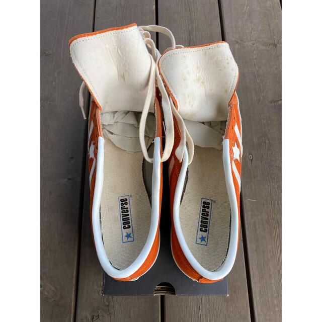 CONVERSE(コンバース)の【値下げ】希少　未使用　2006年製　ジャックスター　レトロ　オレンジ　日本製 メンズの靴/シューズ(スニーカー)の商品写真