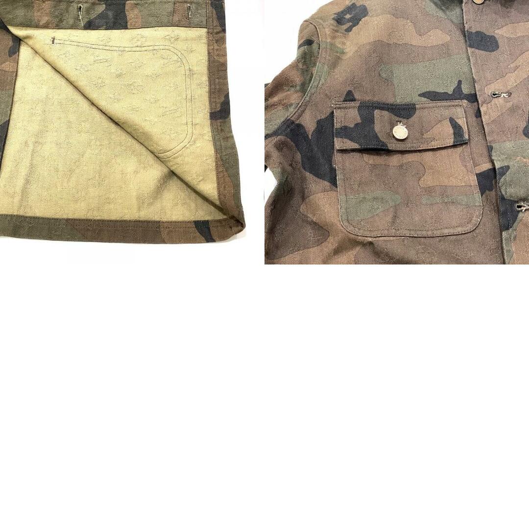 LOUIS VUITTON 1A3FE7 Camouflage Tracker Jacket JACQUARD DENIM