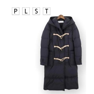 PLST - PLST 極美品!人気色!ネイビーフレンチダウンダッフルロング