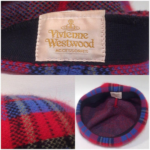 Vivienne Westwood(ヴィヴィアンウエストウッド)の【レア】売り切り！Vivienne Westwood モヘアベレー帽 レディースの帽子(ハンチング/ベレー帽)の商品写真