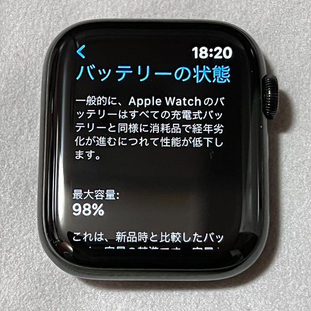 Hermes(エルメス)のApple Watch HERMES series 6 黒 44mm  メンズの時計(腕時計(デジタル))の商品写真