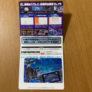 ニンテンドースイッチ(Nintendo Switch)のNintendoswitch 爆釣ハンターズ　ダウンロード体験版カード(携帯用ゲームソフト)