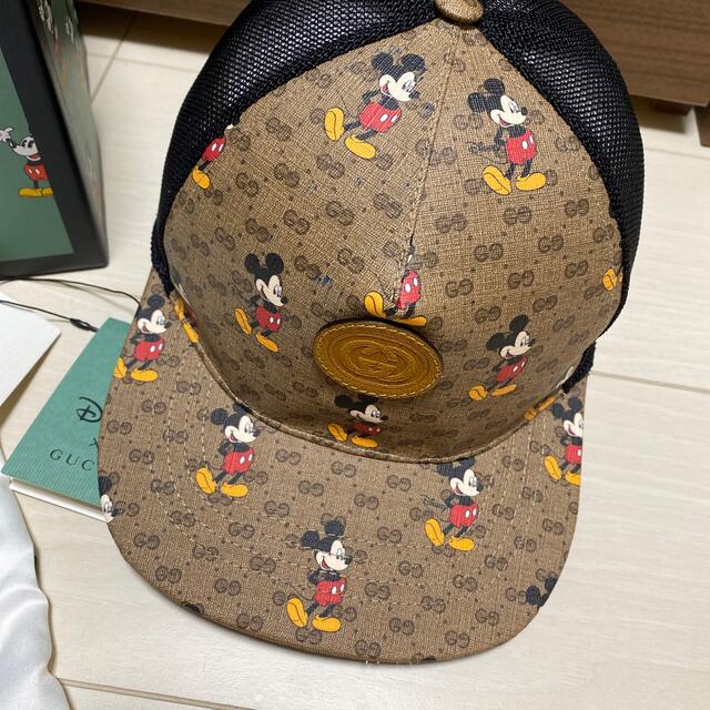 Gucci(グッチ)の【新品未使用】GUCCI ディズニー　コラボ　ミッキー　帽子　キャップ メンズの帽子(キャップ)の商品写真