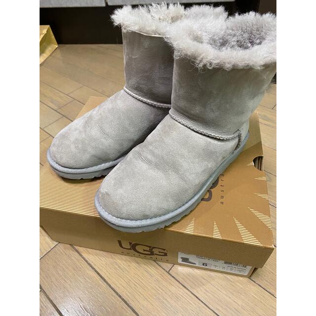 UGG アグ ムートンブーツ グレー ciaociaoibiza.com