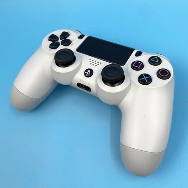 PlayStation4(プレイステーション4)の美品　SONY PS4 純正 コントローラー DUALSHOCK4 ホワイト エンタメ/ホビーのゲームソフト/ゲーム機本体(その他)の商品写真