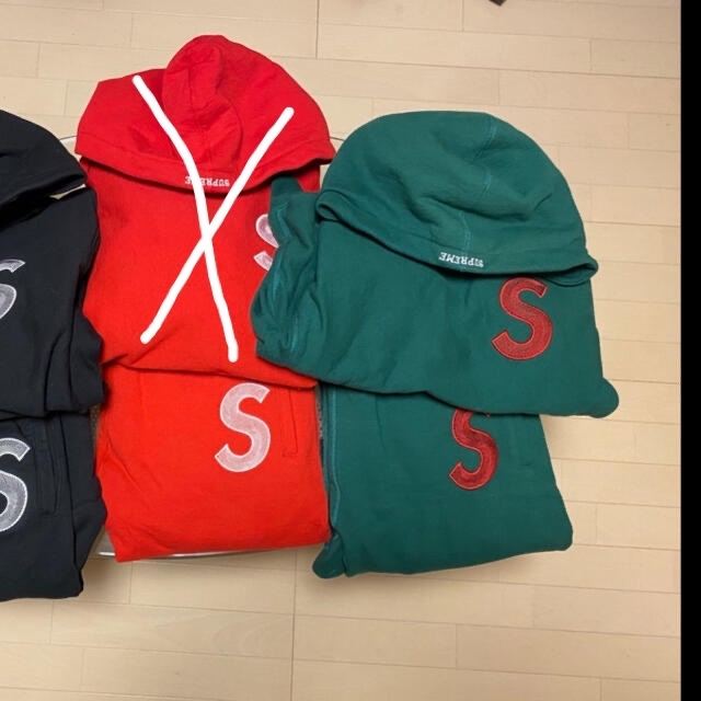 Supreme Sロゴフーディー 赤 | inwave.com.br