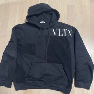 ヴァレンティノ(VALENTINO)のヴァレンティノ　パッチワークスウェットパーカー(パーカー)